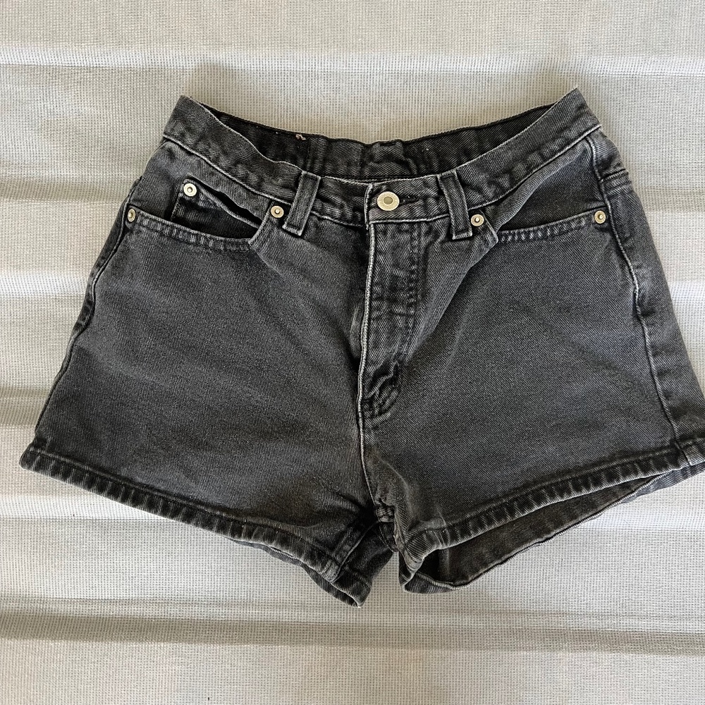 Vintage LONDONJEAN Black Denim Sorts